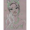 Green Light Pretty Girl 5D DIY Paint By Diamond Kit