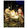 Cat and Elves 5D DIY Paint By Diamond Kit