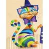 Colorful Cat 5D DIY Paint By Diamond Kit