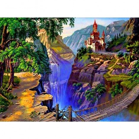 Cross Stitch Scenery Sets 5D DIY Paint By Diamond Kit