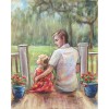 Father And Daughter 5D DIY Paint By Diamond Kit