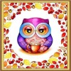 Owly Owl 5D DIY Paint By Diamond Kit