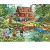 Children Fishing 5D DIY Paint By Diamond Kit