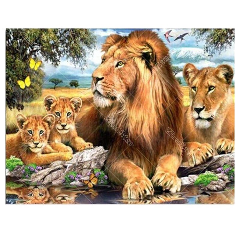 Lion With His Family...