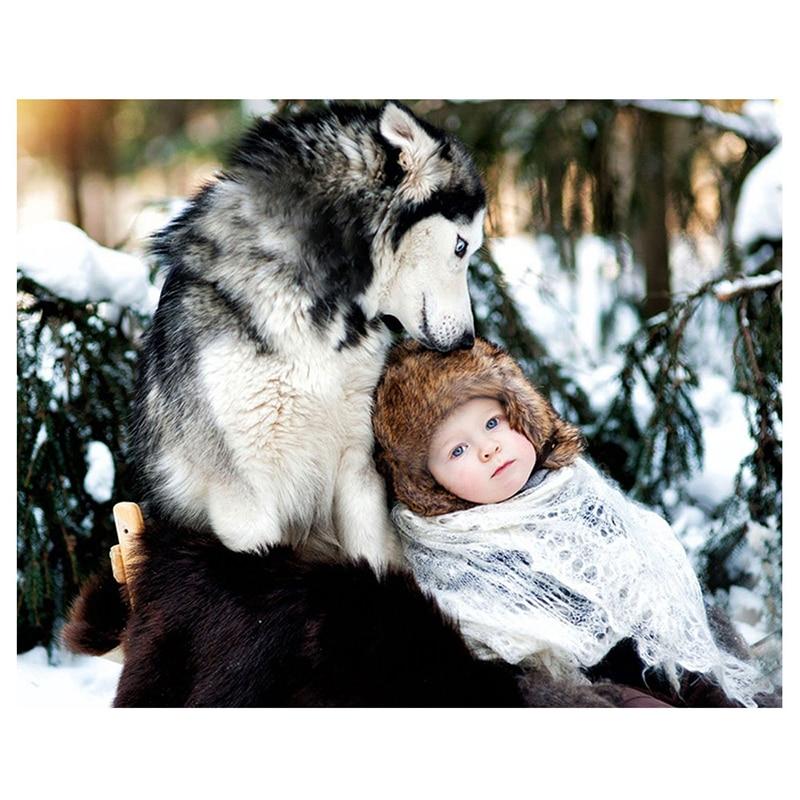 Mother Wolf And Baby...