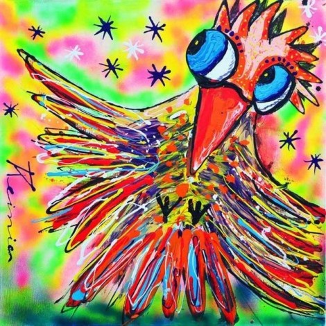 Funny Bird 5D DIY Paint By Diamond Kit