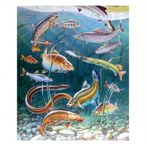 Marine Life 5D DIY Paint By Diamond Kit