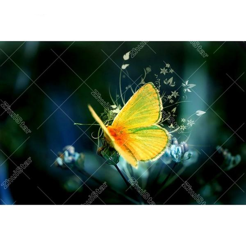 Yellow Butterfly 5D ...