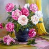 Floral Vase 5D DIY Paint By Diamond Kit