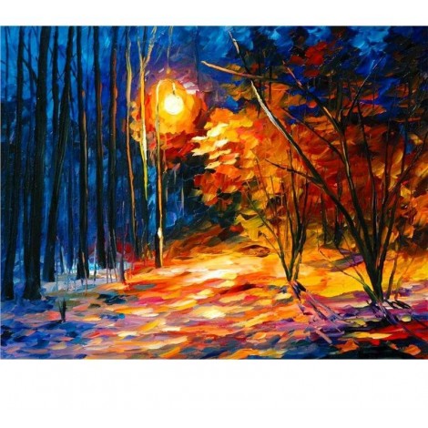 Forest Painting 5D DIY Paint By Diamond Kit