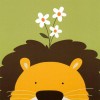 Peek-a-Boo Lion 5D DIY Paint By Diamond Kit