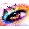 Eyes & Butterflies 5D DIY Paint By Diamond Kit