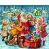 Santa Claus & Kids 5D DIY Paint By Diamond Kit