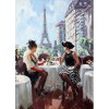 Ladies At The Eiffel Tower 5D DIY Paint By Diamond Kit