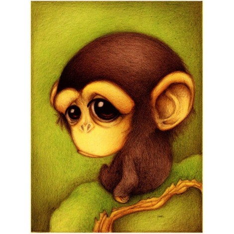 Little Cute Monkey 5D DIY Diamond Painting