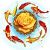 Nine Goldfish 5D DIY Paint By Diamond Kit