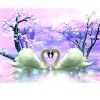 Swan Love 5D DIY Paint By Diamond Kit