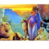 Girls & Lions 5D DIY Paint By Diamond Kit