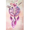 Pink Cross Stitch 5D DIY Paint By Diamond Kit