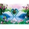 Love Swan 5D DIY Paint By Diamond Kit