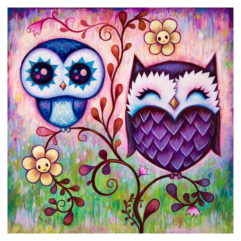 Lovely Two Owls 5D D...