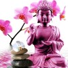 Purple Buddah 5D DIY Paint By Diamond Kit