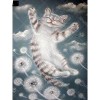 Dandelion Happy Cat 5D DIY Paint By Diamond Kit