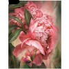 Pink Flower 5D DIY Paint By Diamond Kit