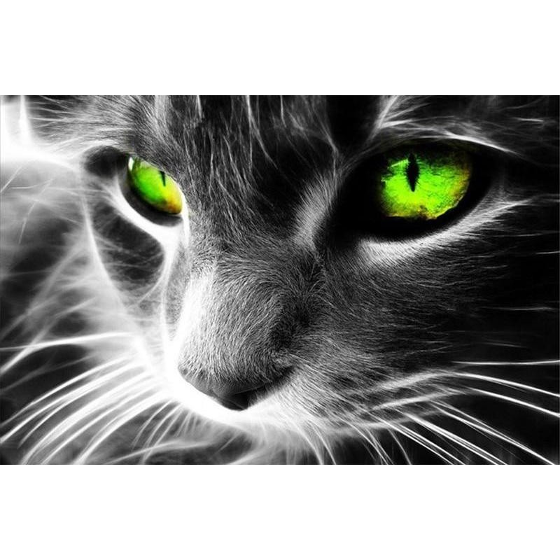 Green Eyed Cat  5D D...