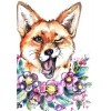 Flower & The Fox 5D DIY Paint By Diamond Kit