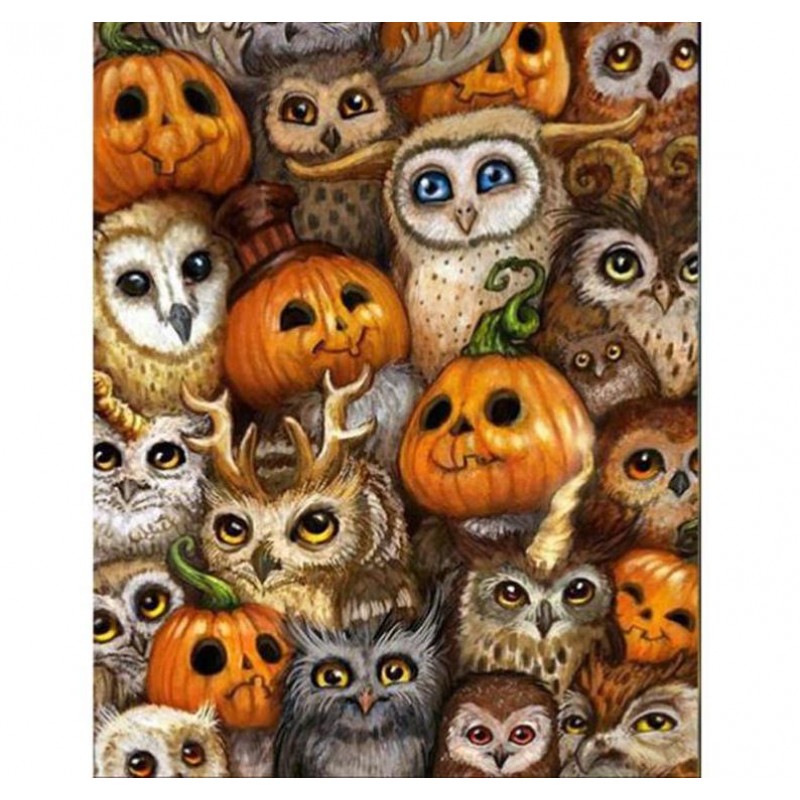 Pumpkin & Owl 5D...