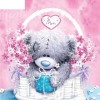 Pink Bear 5D DIY Paint By Diamond Kit