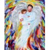 Father My Angel 5D DIY Paint By Diamond Kit