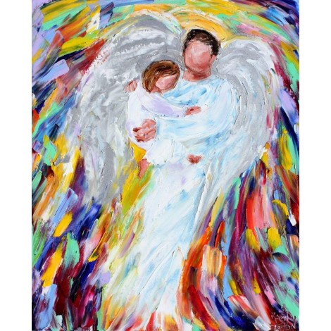 Father My Angel 5D DIY Paint By Diamond Kit