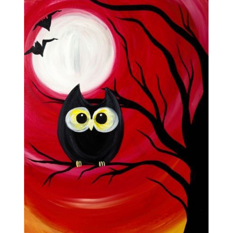 Creepy Owl - Hallowe...