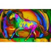 Colorful Gleaming Horse 5D DIY Paint By Diamond Kit