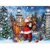 Santa in the Snow 5D DIY Paint By Diamond Kit