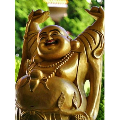 Laughing Buddha 5D DIY Paint By Diamond Kit