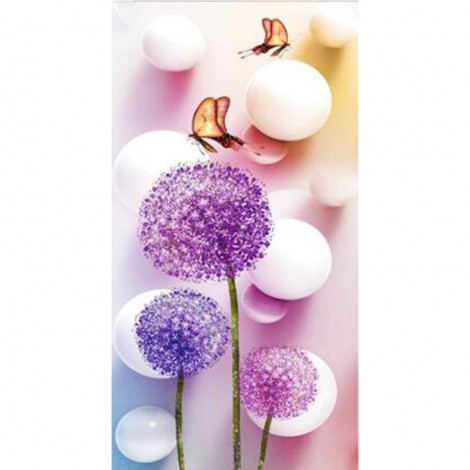 Fresh Flowers 5D DIY Paint By Diamond Kit