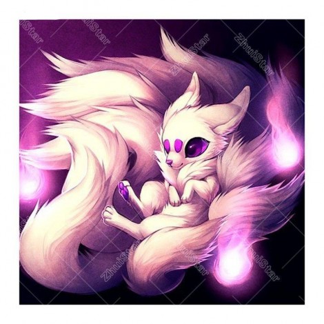 Nine Tailed Fox 5D DIY Paint By Diamond Kit