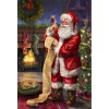 Santa Claus Reading Letter 5D DIY Paint By Diamond Kit