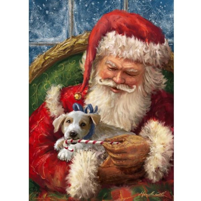 Santa and Puppy Love...