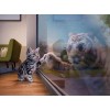 Cat & Tiger 5D DIY Paint By Diamond Kit