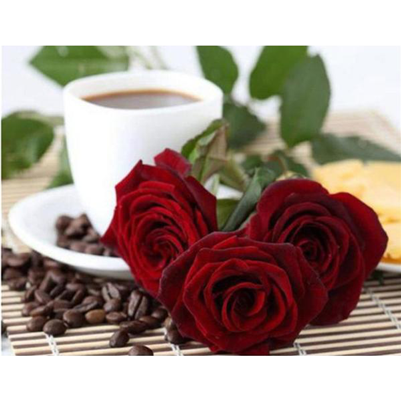 Red Rose And Coffee ...