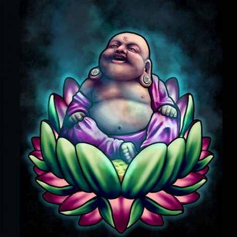 Laughing Buddha 5D DIY Paint By Diamond Kit