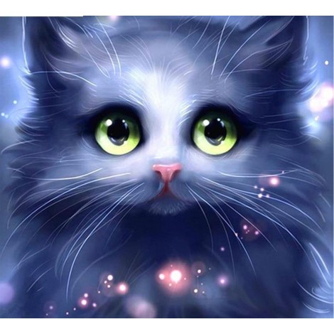 Cute Cat 5D DIY Paint By Diamond Kit