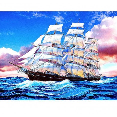 Sailboat 5D DIY Diamond Painting