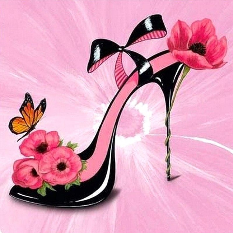 Pink Heels 5D DIY Di...