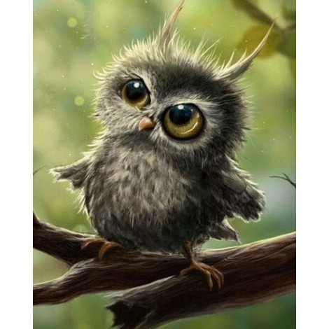 Cute Owl 5D DIY Paint By Diamond Kit