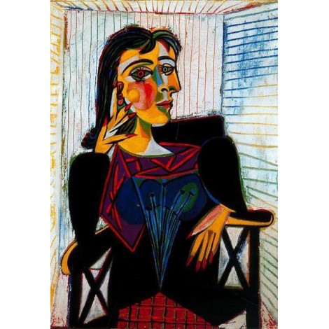 Portrait of Dora Maar, Pablo Picasso 5D DIY Paint By Diamond Kit